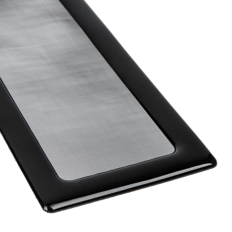 Filtro antipolvo Demciflex 260 mm x 80 mm - negro/negro
