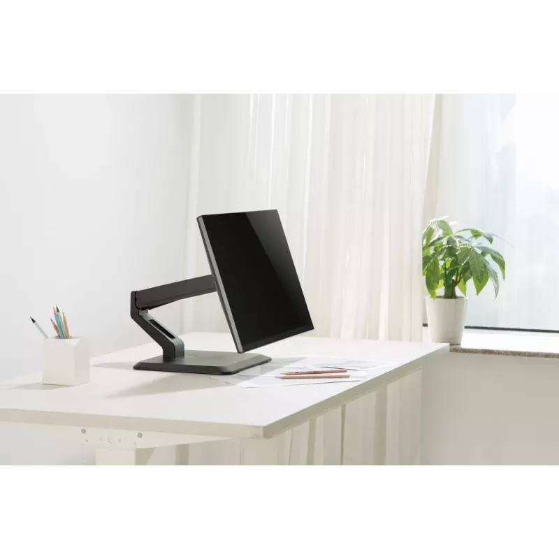 Soporte de sobremesa para pantalla táctil totalmente articulado GEMBIRD MS-D1ST-01 para pantallas de 17–32 pulgadas, negro, VESA 75x75–100x100, carga máxima 10 kg