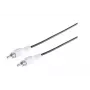 Cable de audio Microconnect AUDC05G 5 m RCA negro