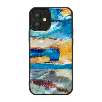 Funda protectora iKins para Apple iPhone 12 mini — azul cielo