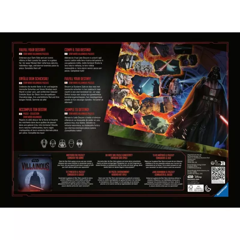 Ravensburger Moff Gideon puzzle 1000 piezas series de televisión/películas