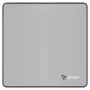 Alfombrilla de ratón gaming SAVIO Turbo Dynamic S — gris, 250×250 mm, 2 mm de grosor, bordes cosidos, base de goma antideslizante
