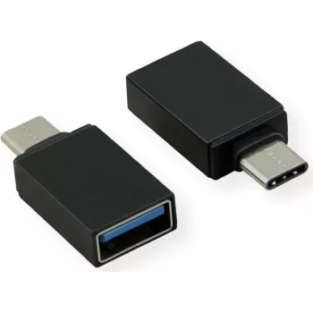 Adaptador de cable ROLINE 12.03.2997 USB-C USB-A negro (12.03.2997)