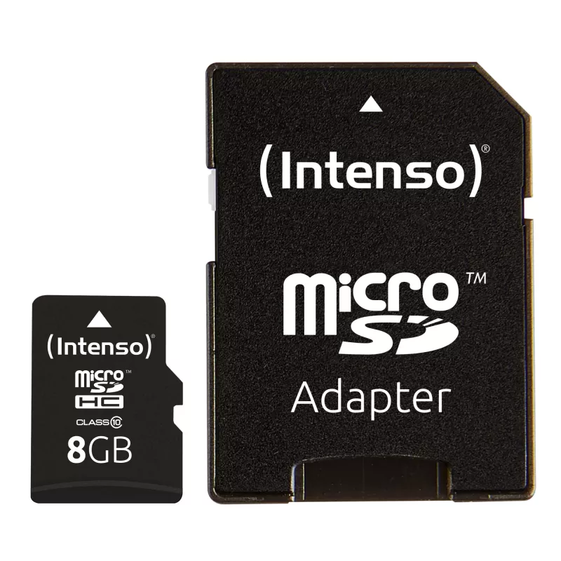MEMORIA MICRO SDHC 8GB C10/CON ADAPTADOR 3413460 INTENSO