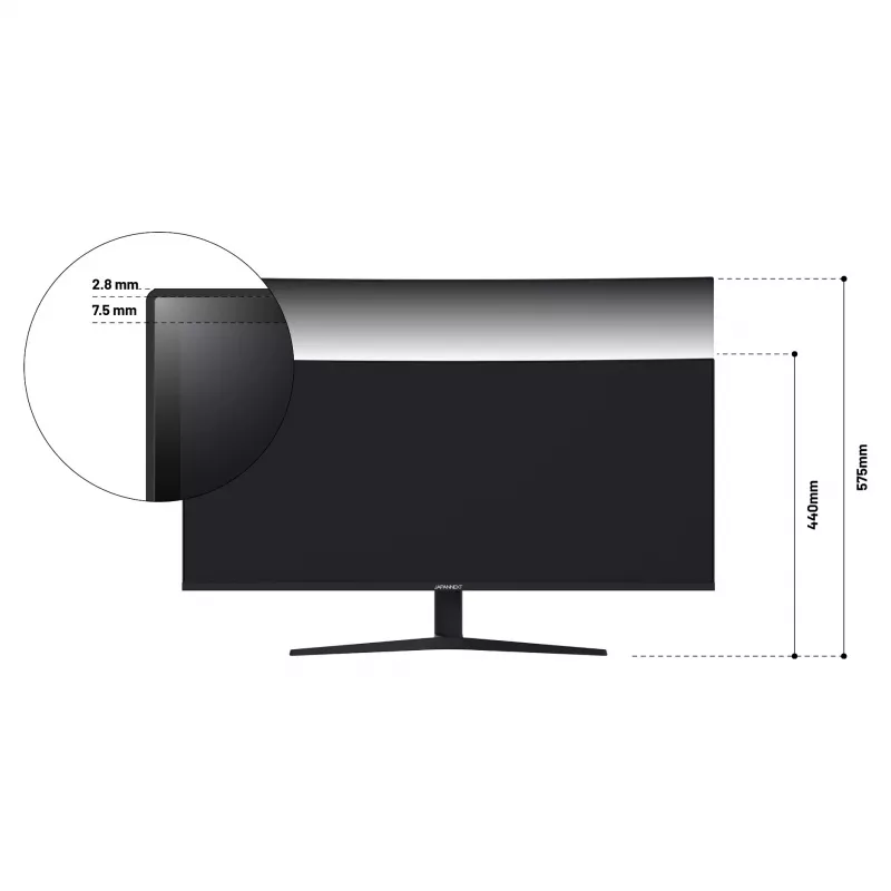 JAPANNEXT JN-IPS375UWQHD+75F-C65W-HS curvo UWQHD+