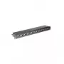 Panel de parcheo ROLINE Cat.6/Class E 19 pulgadas 24 puertos STP negro
