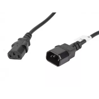Cable de alimentación Lanberg C13-C14 VDE, 5 m distribuidor de corriente (ca-c13e-11cc-0050-bk)
