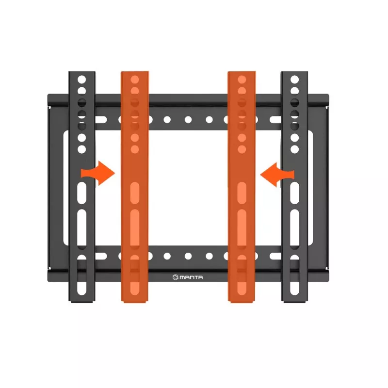 Soporte de pared para TV MANTA P10 para pantallas de 14–43 pulgadas, compatible con VESA