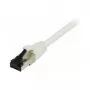 Synergy21 Cable de red RJ45, CAT8.1 2000Mhz, 3m, Blanco, S-STP(S/FTP), TPE/LSZH(SuperFlex), AWG26,