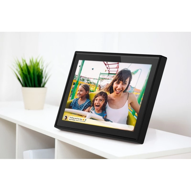 Marco digital de fotos Braun DigiFrame 1019 25,6 cm (10,1") IPS 1280 x 800 pantalla táctil, 16 GB, WiFi, negro (21257)