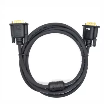 Cable TB VGA 15M-15M de 1,8 m negro-dorado (AKTBXVGAMMG180B)