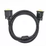 Cable TB VGA 15M-15M de 1,8 m negro-dorado (AKTBXVGAMMG180B)