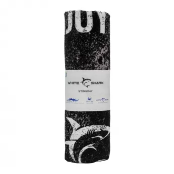 Toalla White Shark TW-01 Stingray toalla de microfibra de secado rápido ligera para playa, compacta