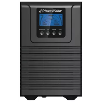 SAI PowerWalker VFI 1000 TGB — 1 kVA (900 W), doble conversión online, 4× salidas C13, USB, RS-232, EPO