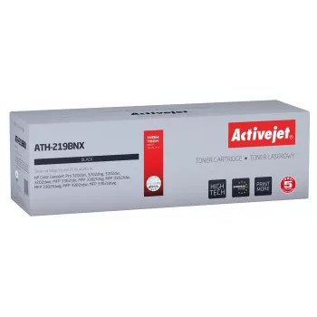 Tóner ActiveJet ATH-219BNX compatible con HP 219X / W2190X, negro, capacidad estándar, 3.200 páginas, envasado individual