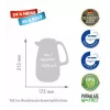 Termo ROTPUNKT 1,5 L, modelo 227 SPB, sparking negro