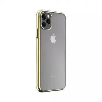 Funda protectora carcasa rígida Devia Glimmer Serie para iPhone 11 Pro — oro, carcasa de PC