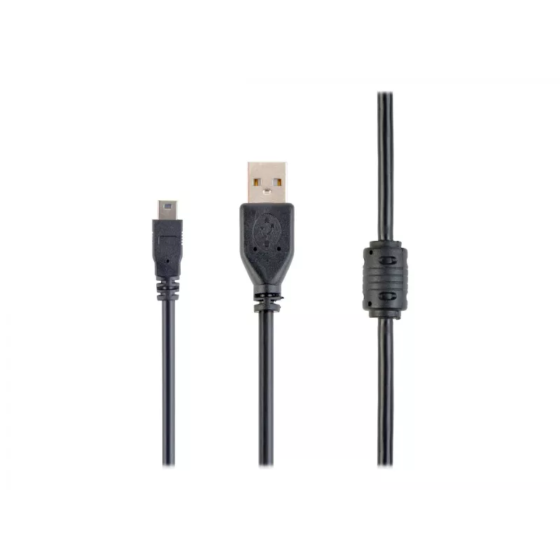 Gembird 1.8m USB 2.0 A/mini-USB 1.8m USB A Mini-USB B negro (CCF-USB2-AM5P-6)