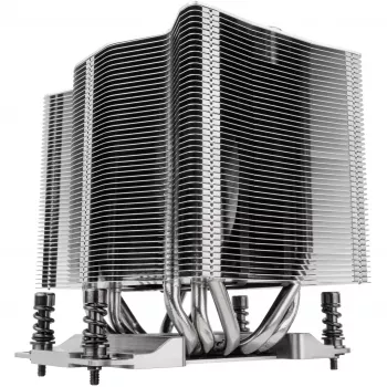 XE04-SP6P, Disipador de CPU Plata/Negro, 92 mm