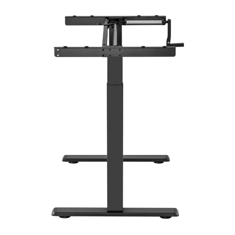 Escritorio Maclean, regulación manual de altura, sin tablero, para trabajar de pie y sentado, máx. 60 kg, altura máx. 120 cm, MC-790NB