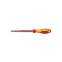 Knipex destornillador plano VDE VDE anchura de hoja: 6,5 mm longitud de hoja: 150 mm DIN EN 60900 (98 20 65)