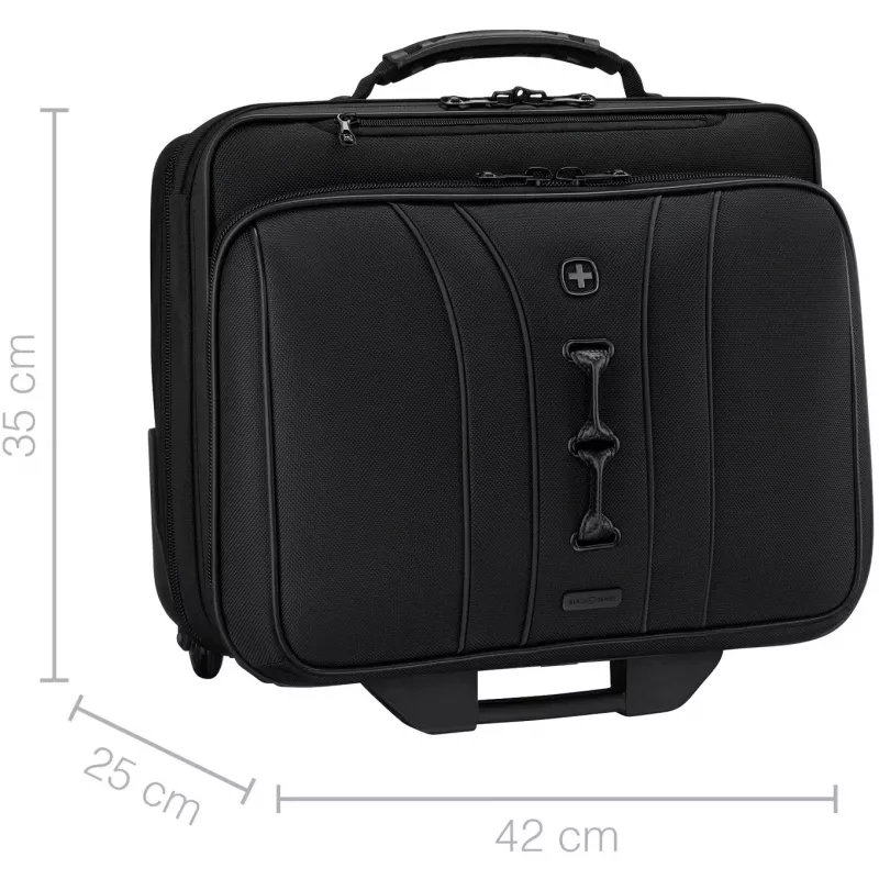 Wenger Bolso para portátil con ruedas Legacy Serie Negra para 15,6