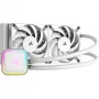 Sistema de refrigeración líquida para procesador CORSAIR iCUE H100i RGB ELITE pack de 1 Blanco 120 mm