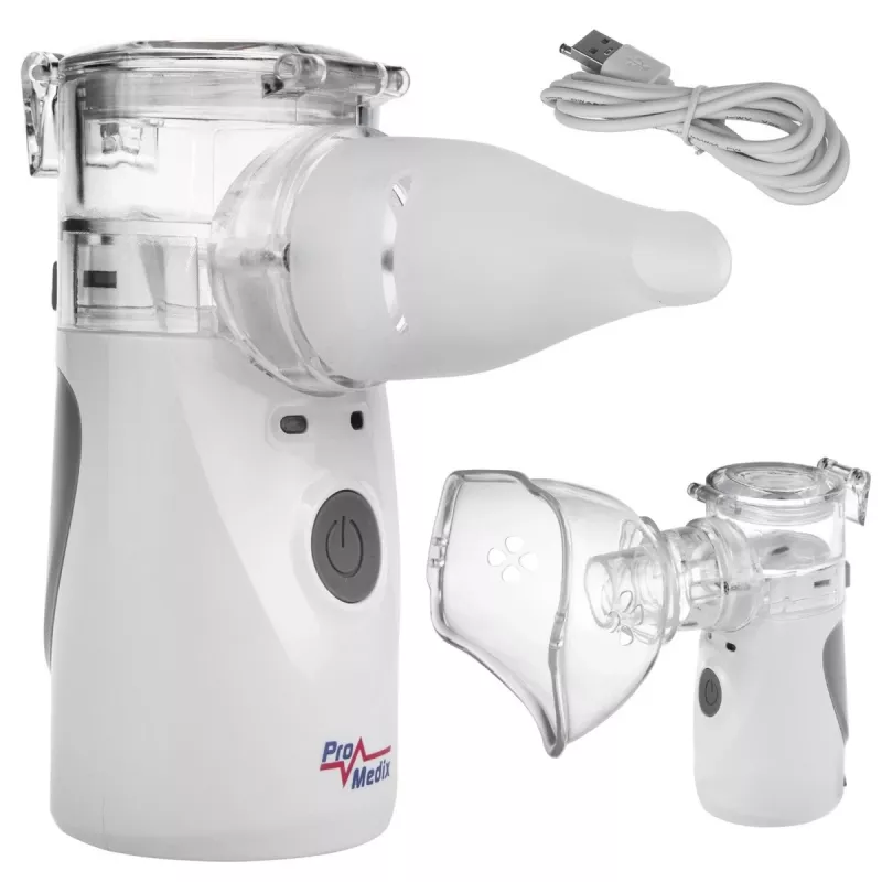 Nebulizador Mesh portátil ProMedix PR-835 nebulizador USB, nebulizador portátil a batería