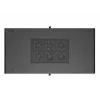 Armario rack LANBERG FF01-6222-12B 22U 600x1200 mm negro con puertas frontal y trasera de cristal