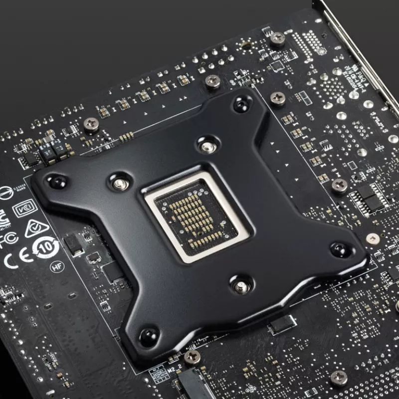 Backplate de placa base BitsPower para Intel BP-ICB — placa de soporte de placa base compatible con zócalos Intel