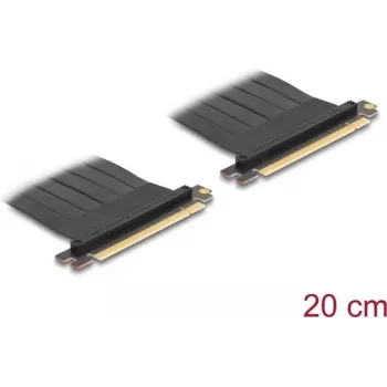 DeLOCK 81500 Tarjeta Riser PCIe 3.0 x16 con cable de 20 cm