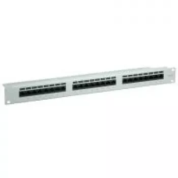 Patch panel VALUE Cat.6/Class E 24 puertos UTP gris claro