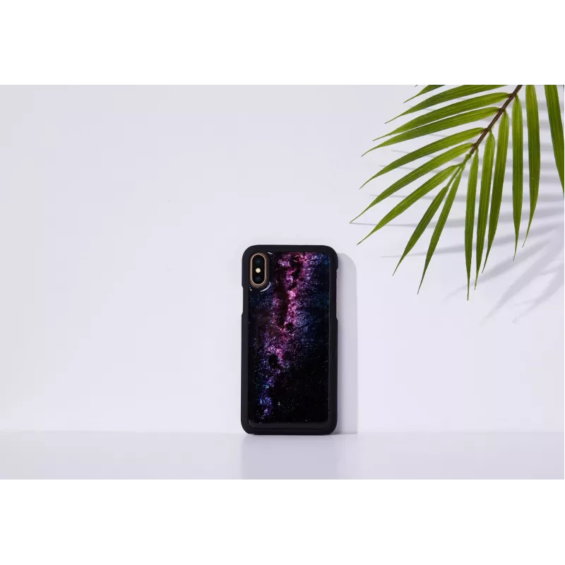 iKins Milky Way funda para iPhone XS/X, negra, K1696J
