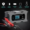Cargador QOLTEC 52493 12V 10A con función de reparación para baterías AGM