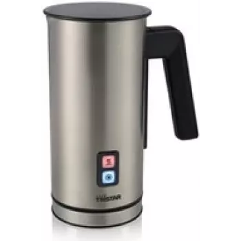 Espumador de leche Tristar MK-2277, acero inoxidable, 550 W, espumador de mano eléctrico