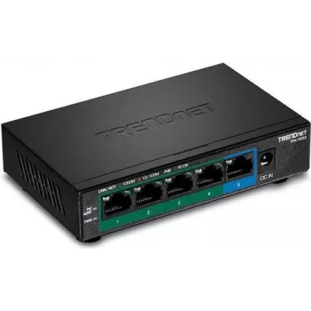 TRENDnet TPE-TG52 - Switch - 4 x 10/100/1000 (PoE+) + 1 x 10/100/1000 - Sobremesa, montaje en pared - PoE+ (32 W)