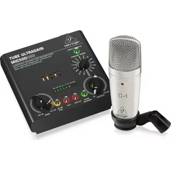 Micrófono Behringer Voice Studio - Kit de grabación y podcasting