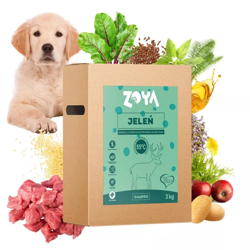 ZOYA ColdPRO comida seca para perros, ciervo, 3 kg