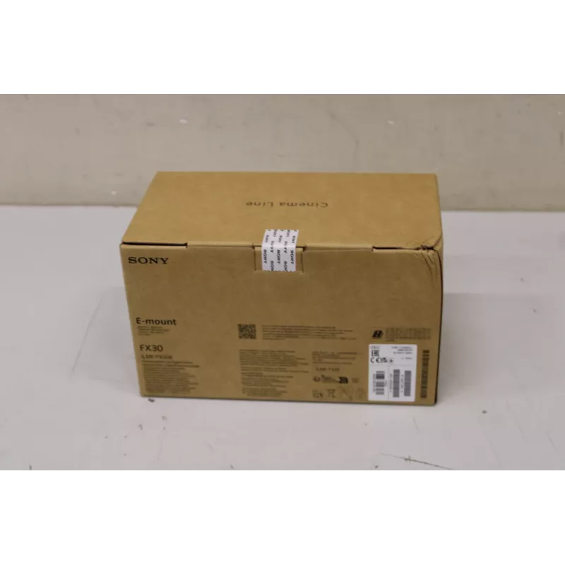 Cámara de cine Sony FX30B objetivo intercambiable 35 mm (sin XLR) — embalaje dañado