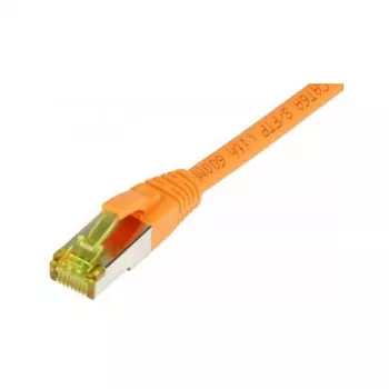 Cable de red RJ45, CAT6A 500 MHz, 25 m, naranja, S-STP (S/FTP), TPE/LSZH (Ultraflex), AWG26, con cable Cat.7, Synergy 21 (S217696)