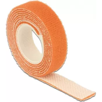 Cierre de velcro DeLOCK 18741 naranja 1 ud.