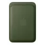 Cartera para tarjetas Apple iPhone FineWoven con MagSafe verde musgo Microtwill