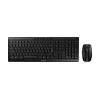 CHERRY Stream Desktop Teclado Ratón incluido Oficina RF Wireless AZERTY Francés Negro