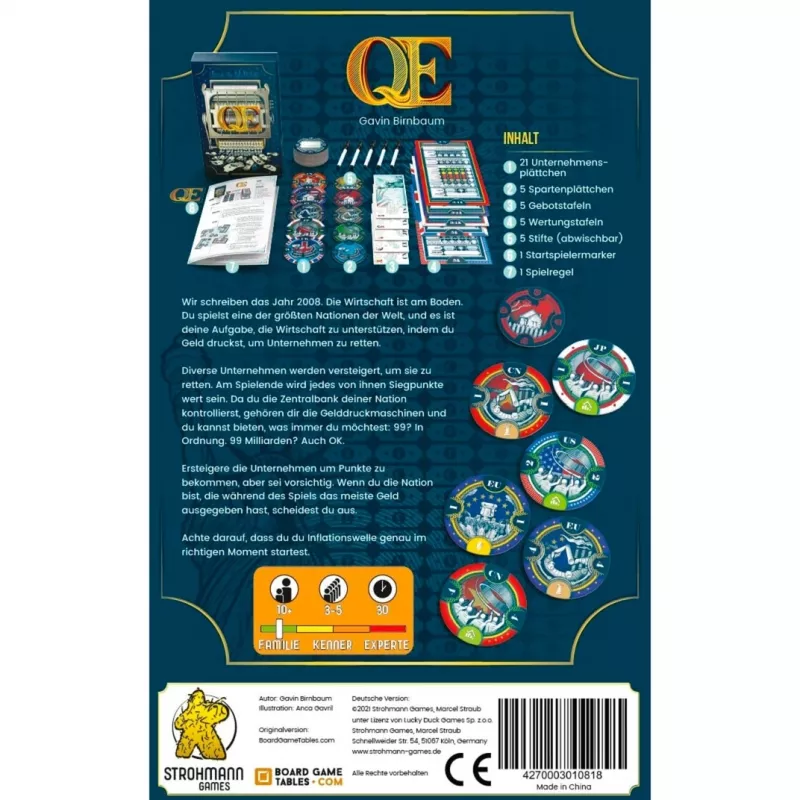 Q.E., juego de mesa