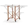 ARREDAMENTI GABBIANO Tendal de ropa con ruedas - 175 x 67 cm, blanco