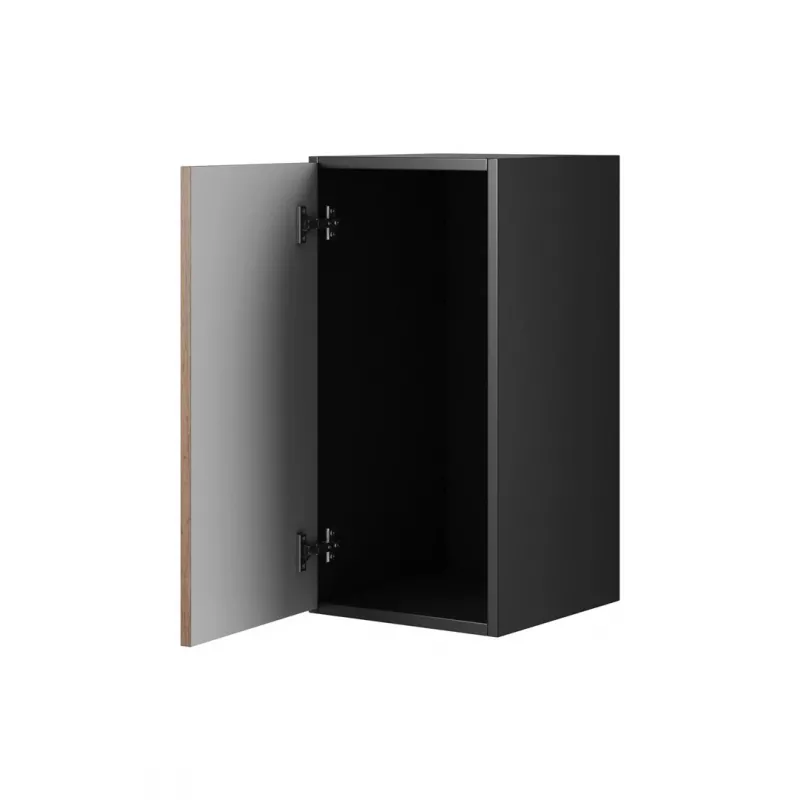 Conjunto de muebles de salón Cama ROCO 15 (RO4+2xRO3+2xRO6) blanco/negro/blanco