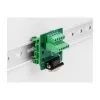 DeLOCK D-Sub 9 polos conector hembra a regleta de bornes para carril DIN 51 mm 58 mm 30 mm
