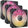 Ventilador de caja Corsair iCUE LINK RX120 MAX ARGB 120mm pack de 3 negro