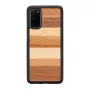 Funda para móvil Man and Wood Galaxy S20 negro — Funda protectora para Samsung Galaxy S20
