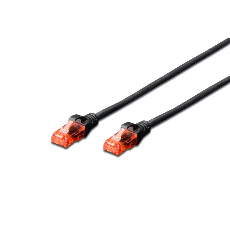 Cable de parcheo Digitus CAT 6 U/UTP LSZH DK-1617-0025/BL